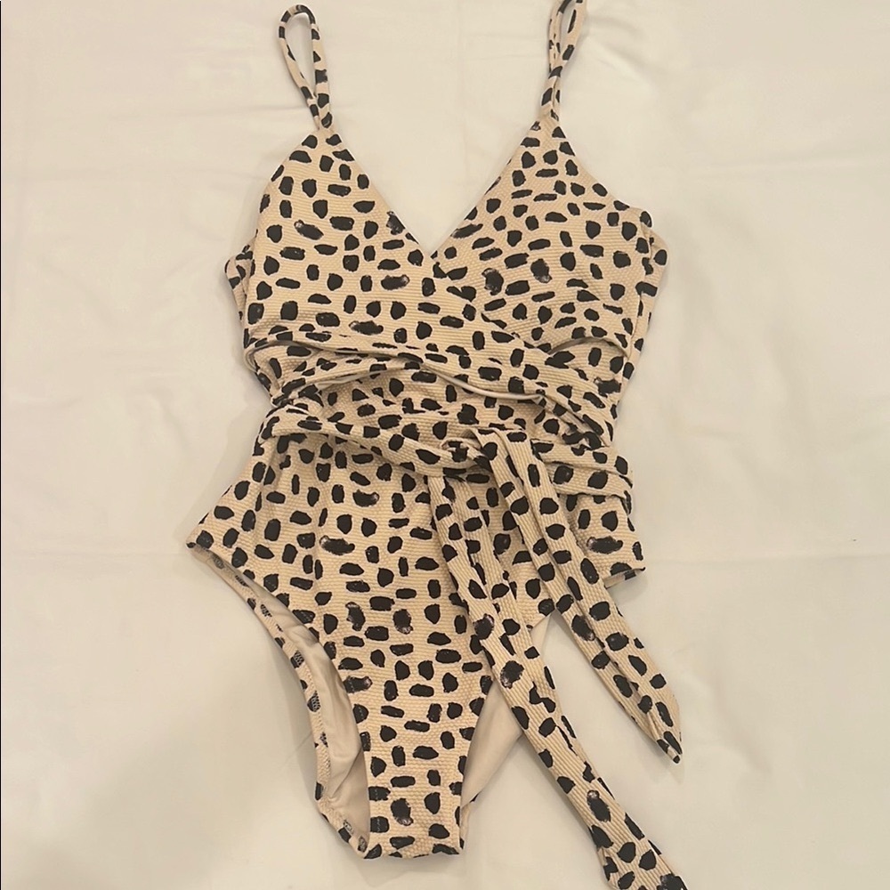 Aerie  One Piece Wrap Swimsuit